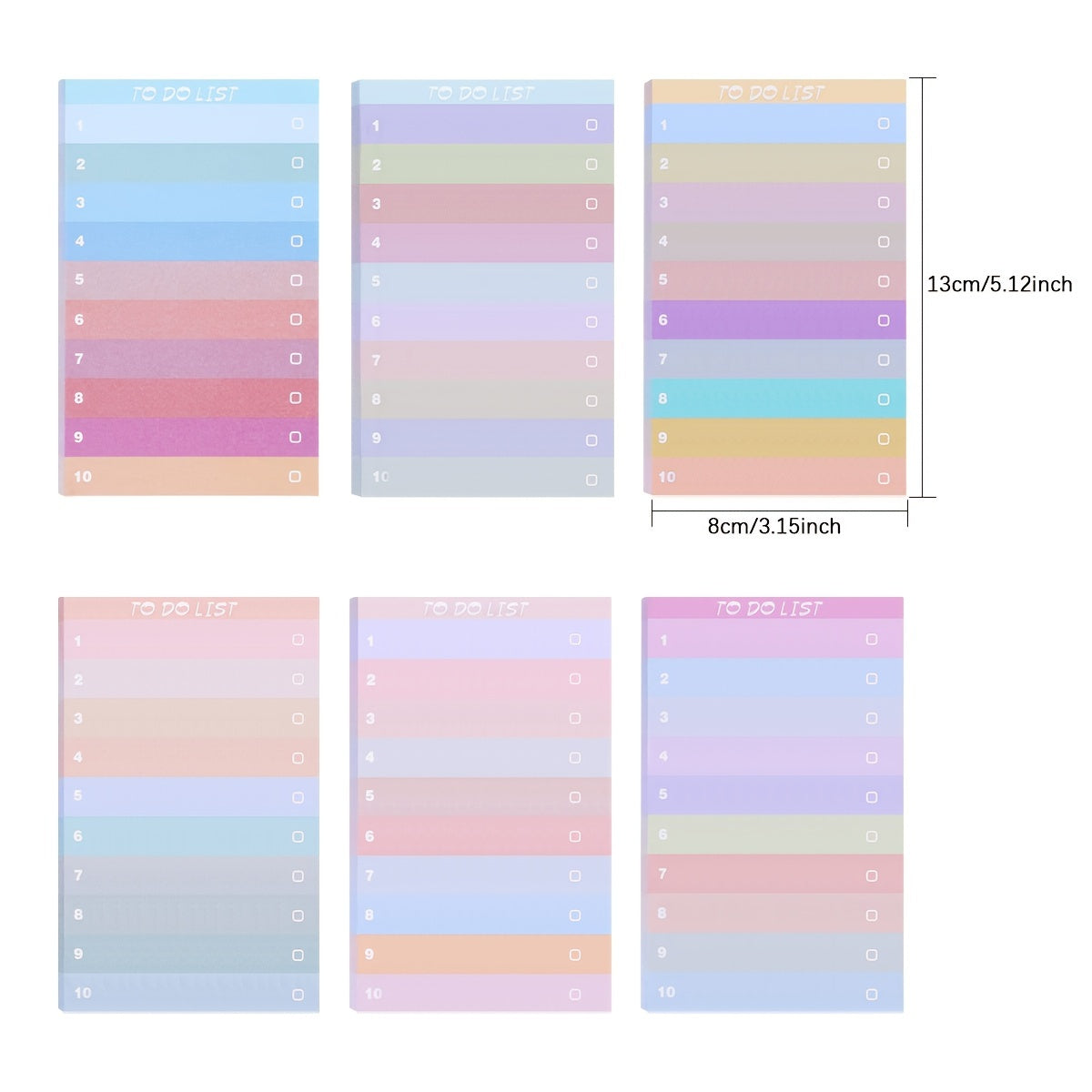 50 Sheets To Do List Notepad Daily Checklist Memo Writing Pad