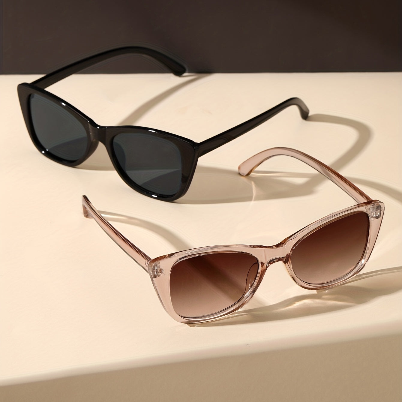 Cat Eye Sunglasses UV400 Anti Glare Casual Glasses for Driving Travel