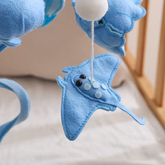 Marine Animals Baby Crib Mobile - Soothing Nursery Decor