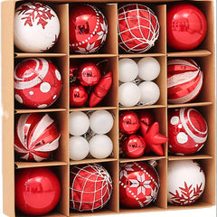 Christmas Ornaments Set 44pcs Shatterproof Hanging Pendants Decoration