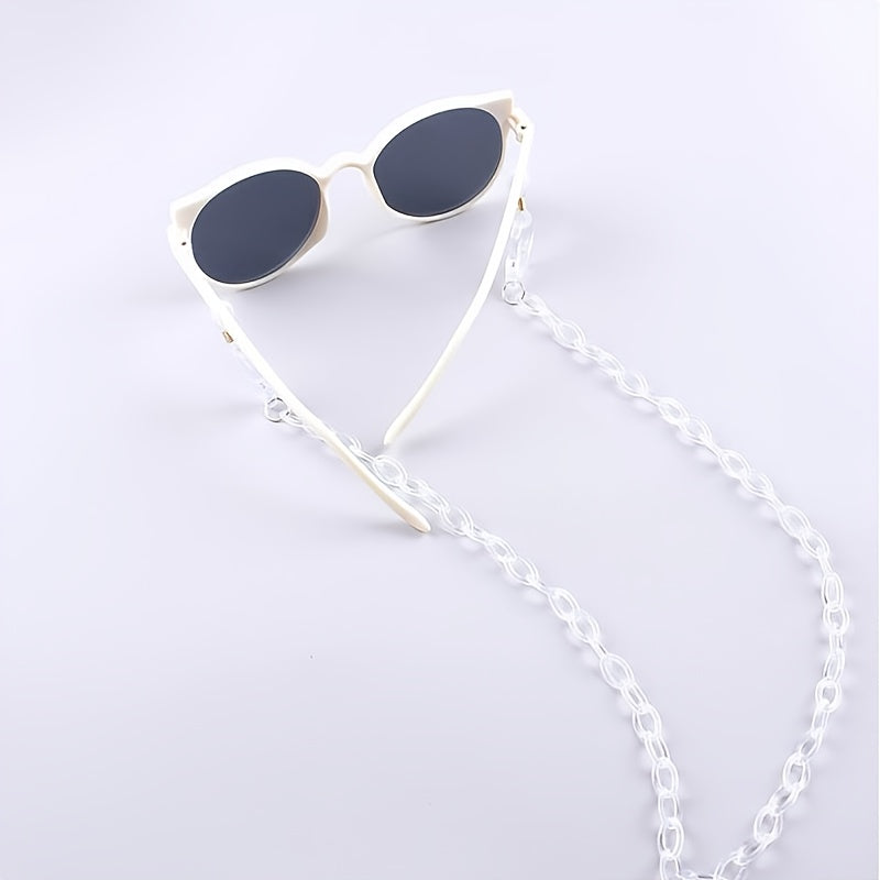 Kids Round Sunglasses with Chain & Case