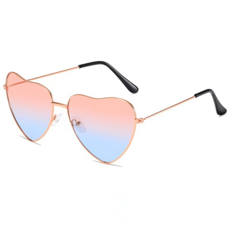 Y2K Ombre Heart Sunglasses UV400 Sun Shades