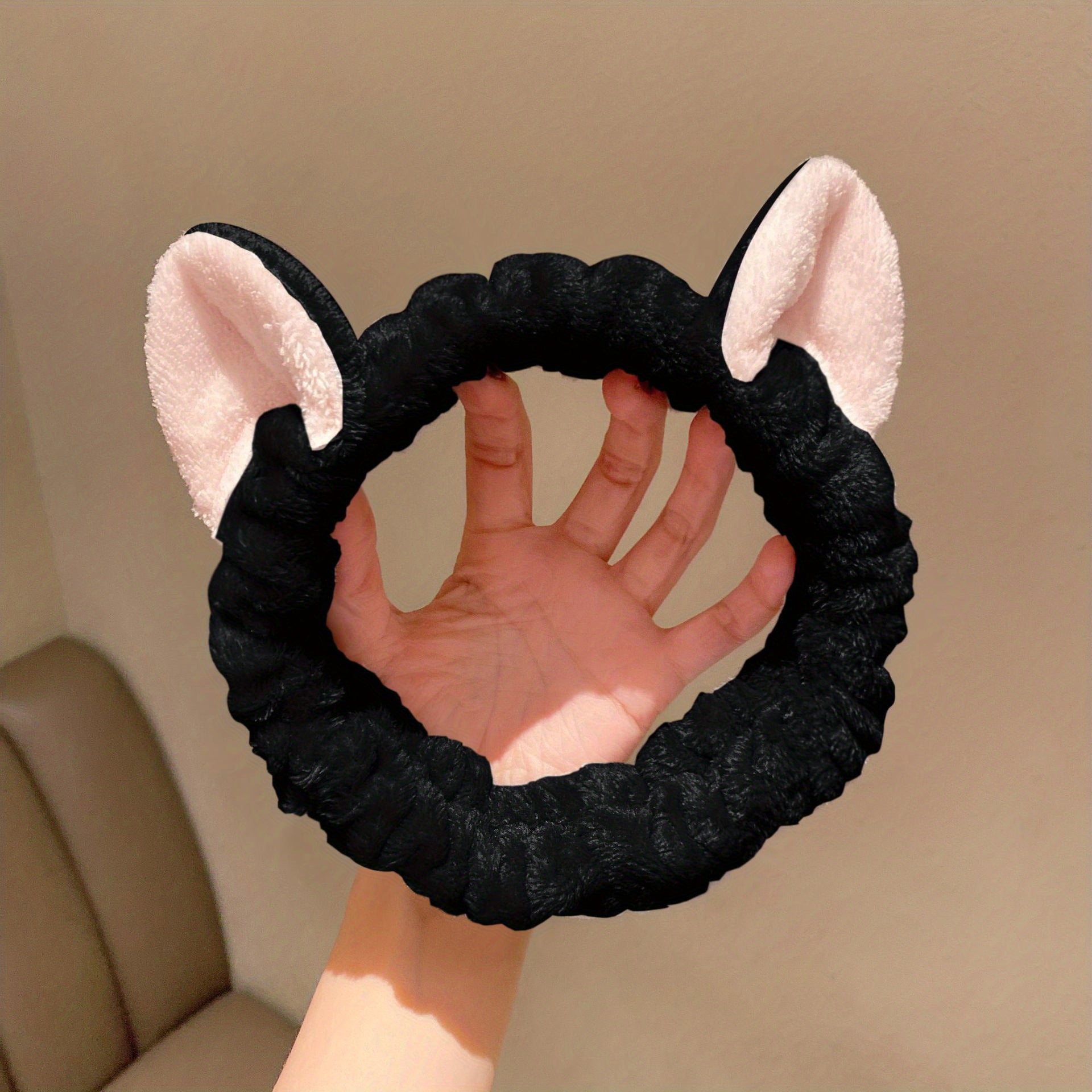 Cat Ear Hair Band Ladies Hair Band Plush Face Hair Accessories