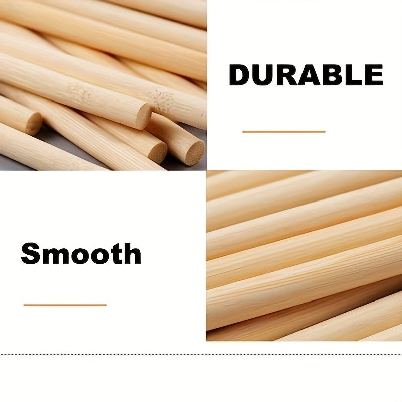 100pcs Wooden Stick 100mm 3mm Solid Wood Birch Ice Cream Stick