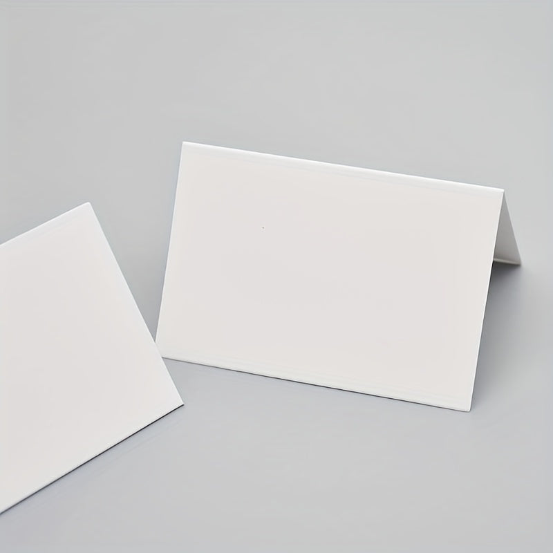 10pcs Desktop PVC Signs & Tags Plastic Labels Erasable Blackboards