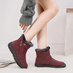 Thermal Fur Lined Snow Boots Non Slip Winter Boots