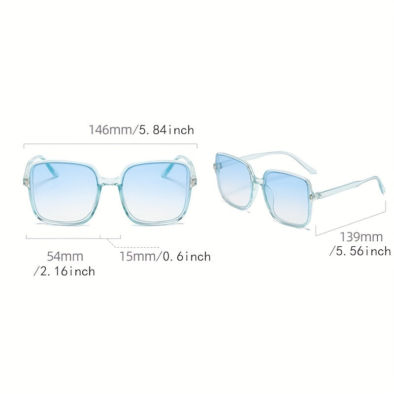 Large Square Sunglasses Women Retro Summer Outdoor UV400 Sun Shades