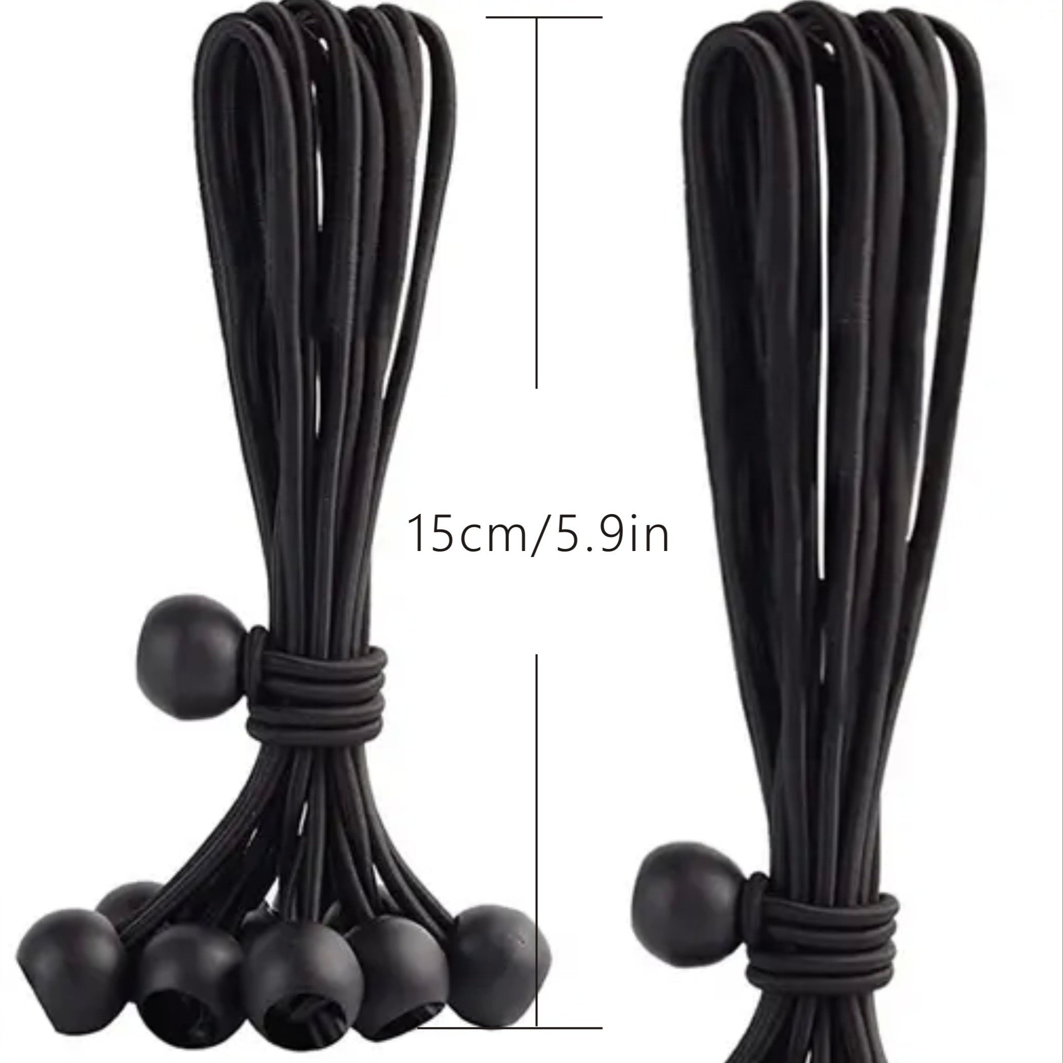 10pcs Ball Bungee Cord Tie Down for Tents