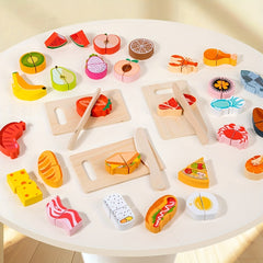 Ocean Food Fruit 3 in 1 Magic Stick Wooden Toy