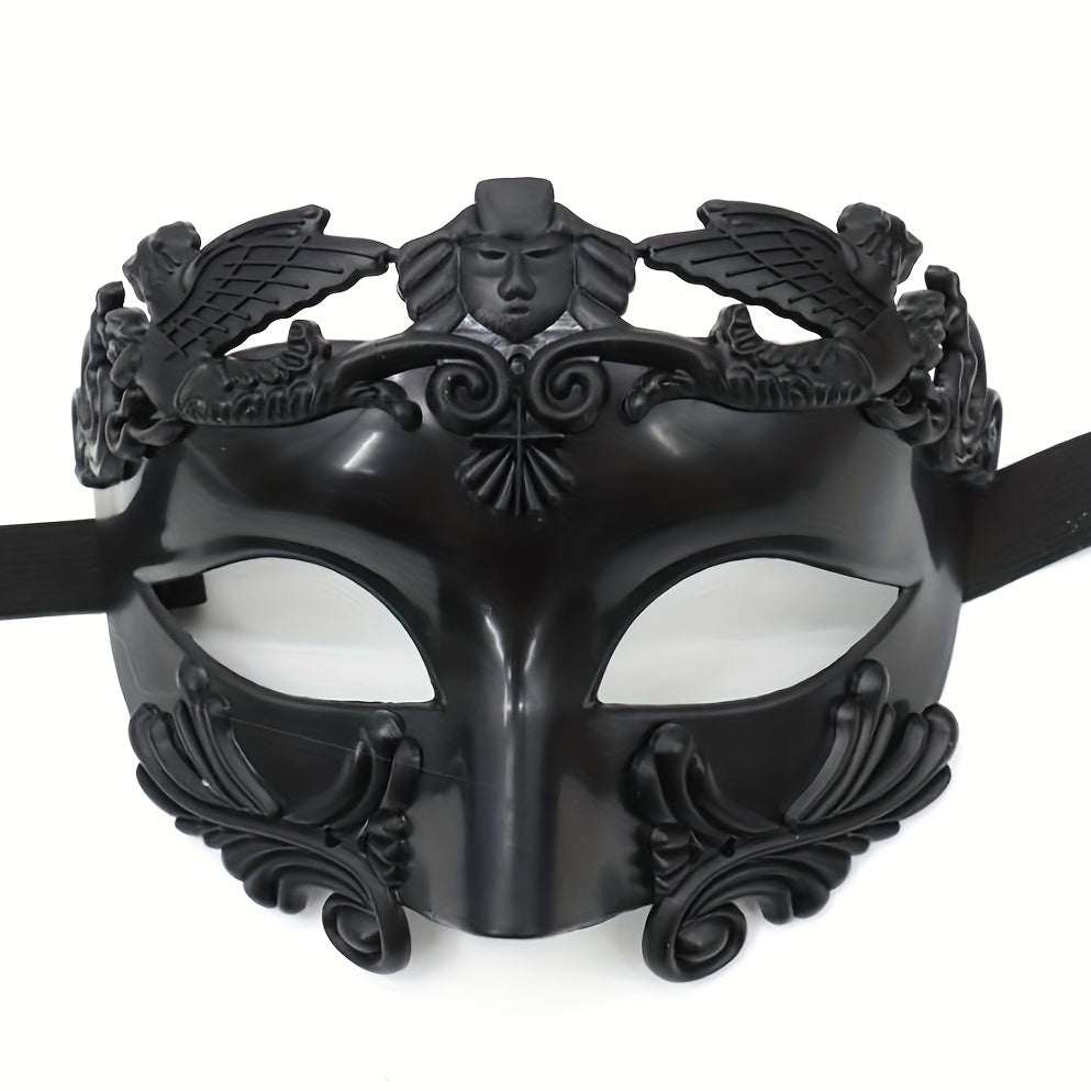 Men's Egyptian Warrior Half Face Mask Masquerade Halloween