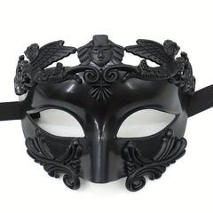 Men's Egyptian Warrior Half Face Mask Masquerade Halloween