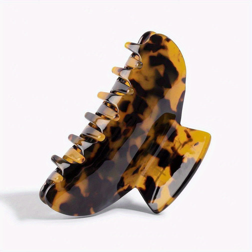 Acetate Hair Claw Leopard Print Ponytail Holder Hair Accessories