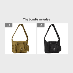 Men's Crossbody Messenger Bag 14" Laptop Capacity
