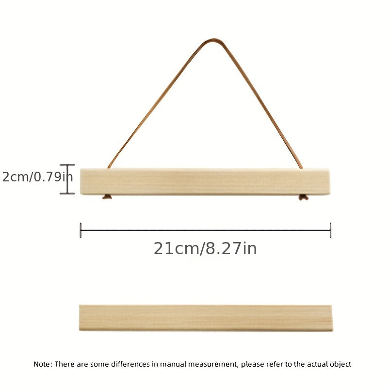 DIY Teak Wood Magnetic Hanger for Painting & Photos