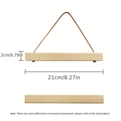 DIY Teak Wood Magnetic Hanger for Painting & Photos