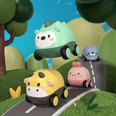 Kids Cartoon Toy Car Touch Sensor Light Music Inertia Sound Light Car