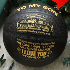 Basketball Gift For Son To the Moon and Back