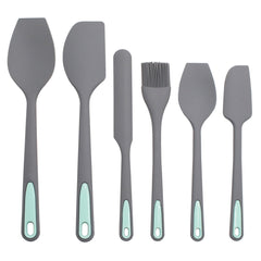 6pcs Silicone Spatula Set, Heat-Resistant Turner Spatulas, Nonstick Baking