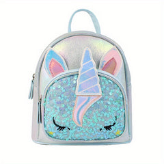 Sequin Unicorn Shoulder Backpack for Kids