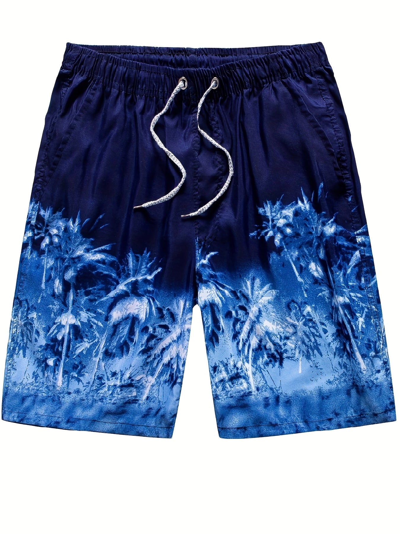 Floral & Geometric Patterns Beach Shorts Men's Drawstring Shorts