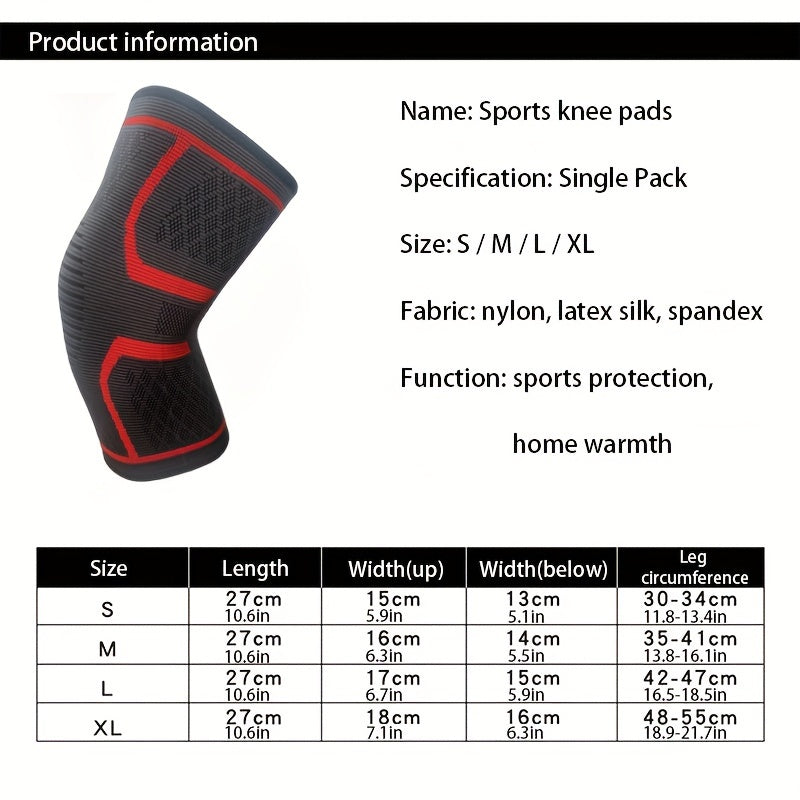 Knitted Sports Knee Pad for Men and Women Warm and Coldproof