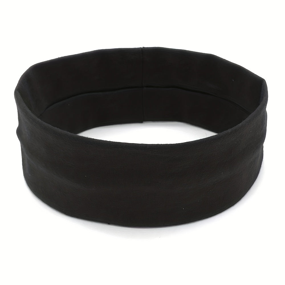 Women's Sports Fitness Sweat Headband Elastic Bundle Hair Band