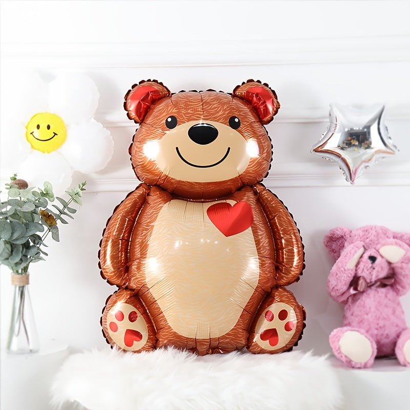 Hug Bear Foil Balloon Party Decoration Cartoon Balloon For Wedding Birthday