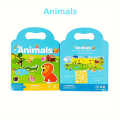 Kids' Waterproof Sticker Activity Book - Winter Year Theme