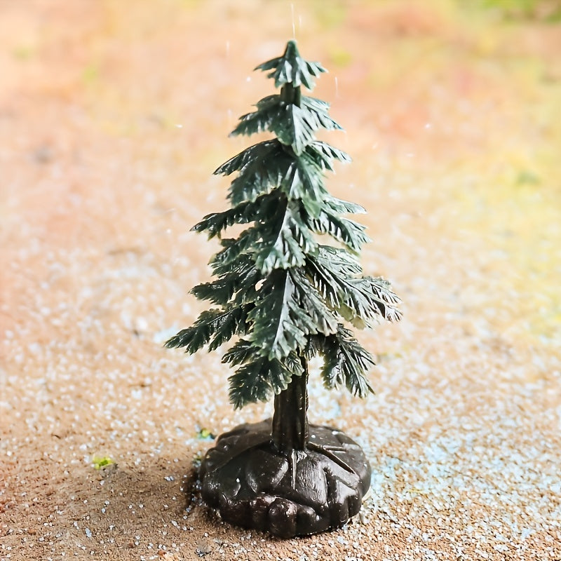 10pcs Christmas Trees Model Plant Birthday Cake Decoration