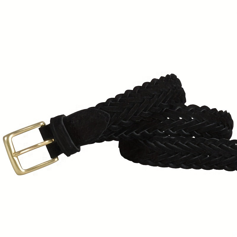  Braided Leather Belt for Women
