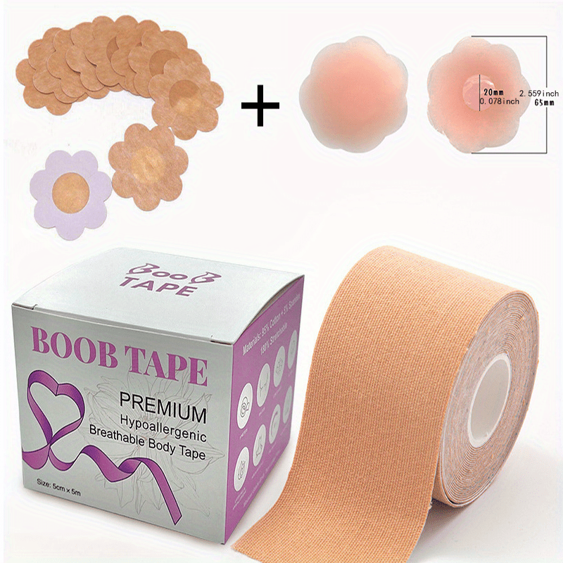 Invisible Breast Lifting Stickers Adhesive Support Tape & Seamless