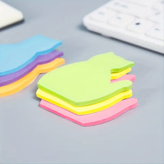 180 Sheets Cat Self Stick Note Pads 4 Pad Cartoon Style Sticky Notes