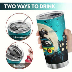 20oz Halloween Stainless Steel Water Cup Leakproof Insulated Bottle