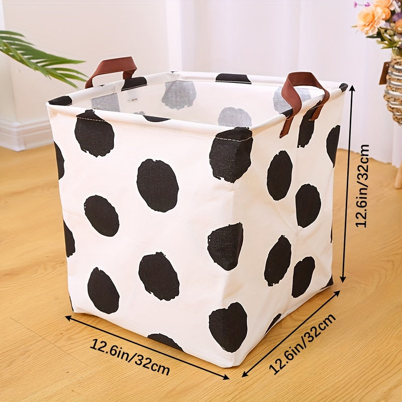 Foldable Laundry Hamper Waterproof Fabric Dirty Clothes Storage