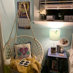 Boho Hammock Swing Chair Tassel Hanging Swing Chair