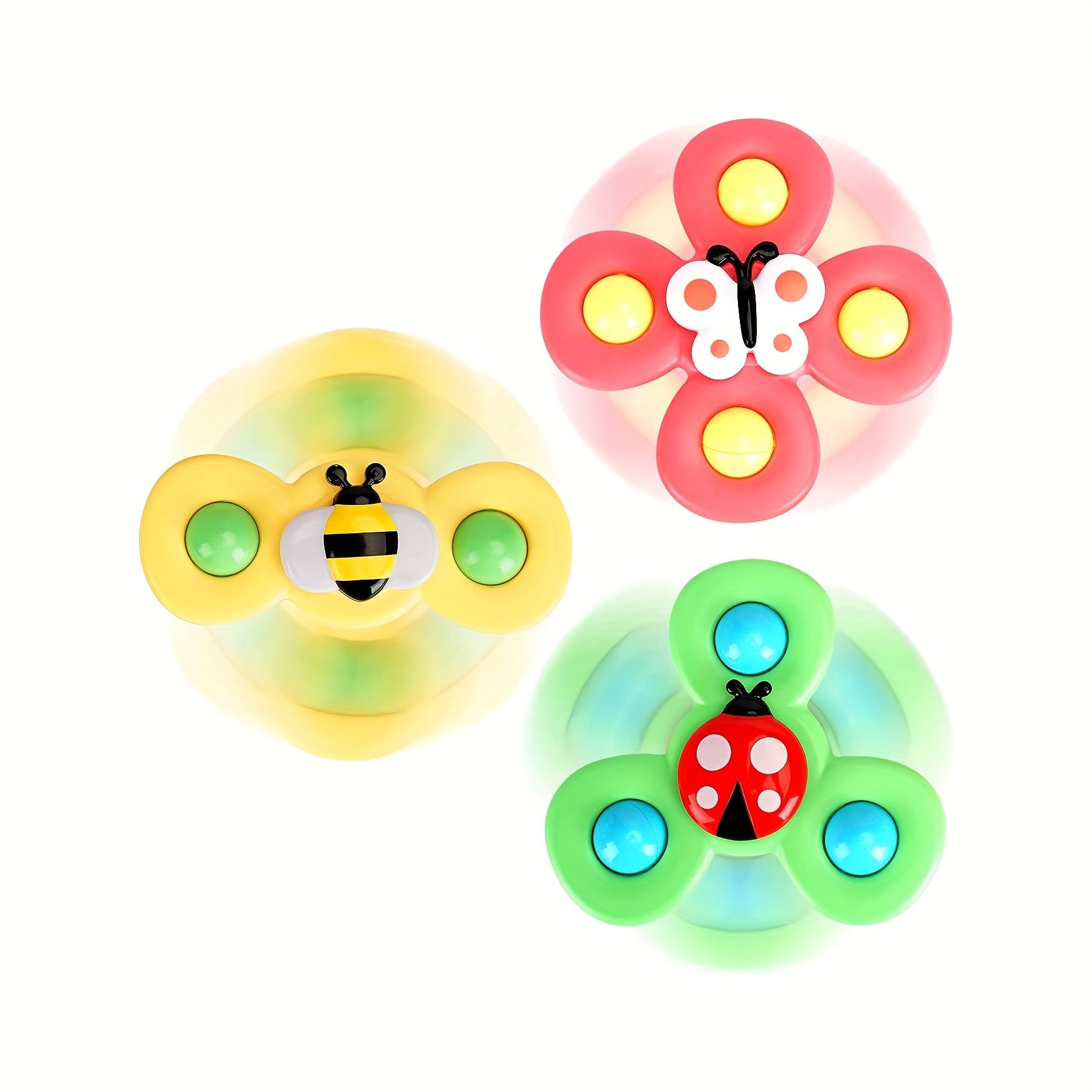 3 Pack Baby Spinner Wheel Toys Ages 1-2 Fun Engaging Baby Toys