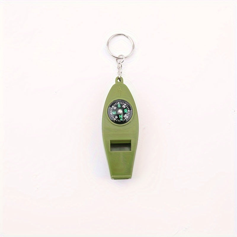 Emergency Survival Whistle with Compass Thermometer and Magnifier