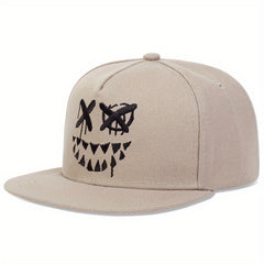 Ghost Face Embroidery Baseball Cap Cartoon Snapback Hat