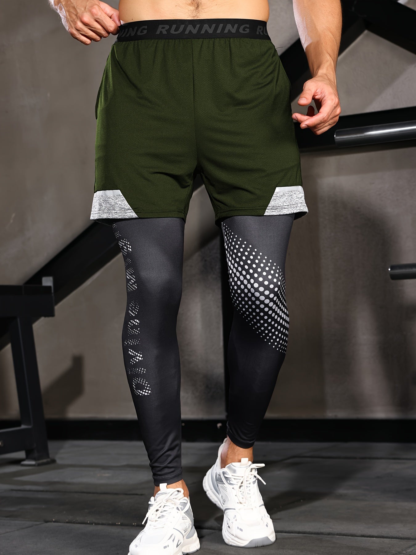 Men's Compression Pants and Shorts for Fitness Running