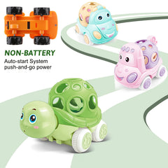 Baby Car Toys Toddler Rattle & Roll Toy Vehicles For Infant