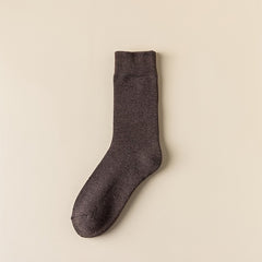 Women's Knit Style Winter Crew Socks - Thick & Warm
