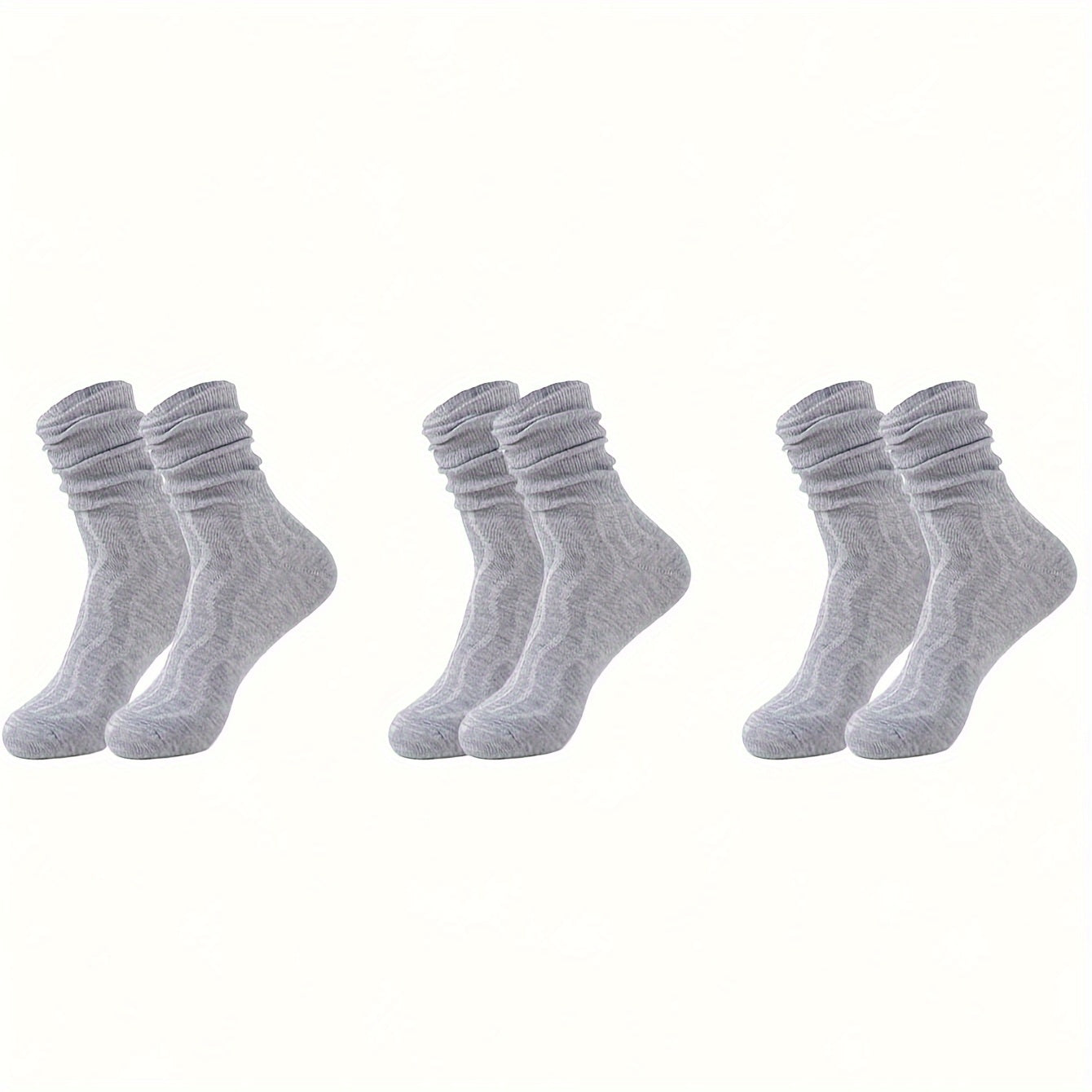 3 Pairs Diabetic Socks Non Binding Wide Top Moisture