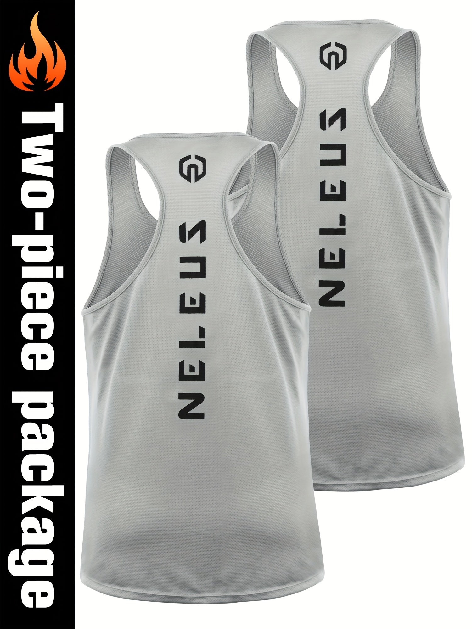 Men's Racerback Muscle Sports Tank Top Quick Drying Breathable Running T-shirt