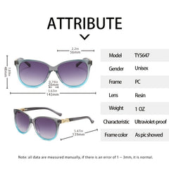 Butterfly UV Protection Sunglasses Vintage Shades for Women
