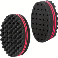 Magic Twist And Curl Sponge Brush Hair Pick Combo Afro Braid Style