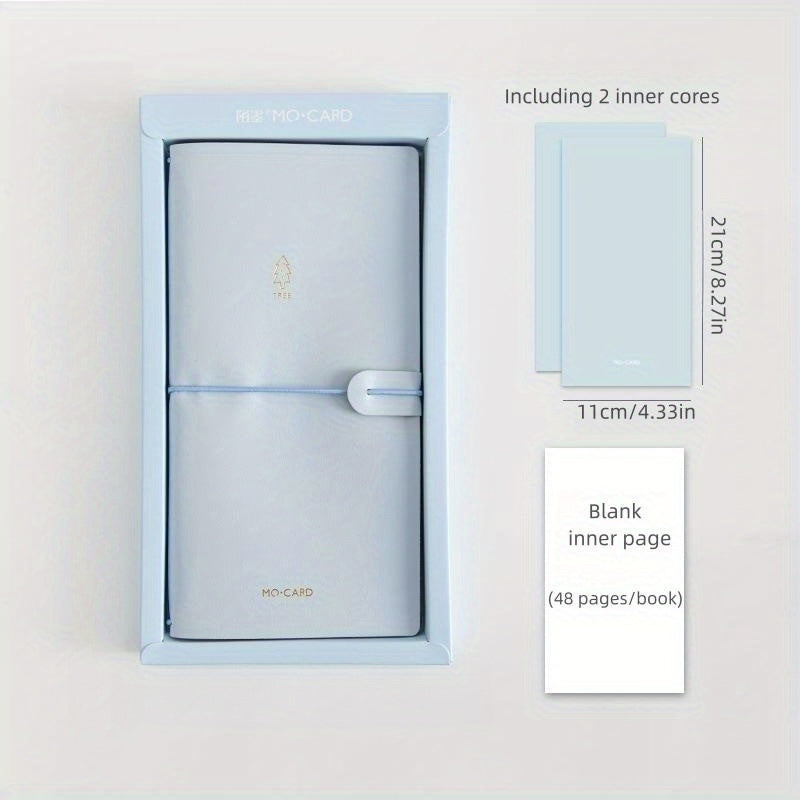 Macaron Fresh Series PU Cover Inner Core Basic Plan Diary Notebook Suit