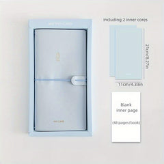 Macaron Fresh Series PU Cover Inner Core Basic Plan Diary Notebook Suit
