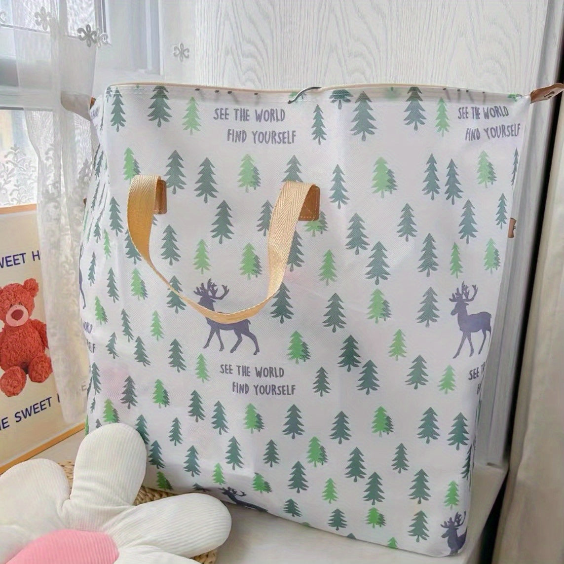 Portable Waterproof Storage Bag for Moving and Packing