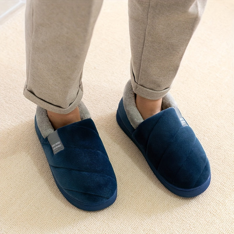 Men's Warm House Shoes Non slip Home Shoes Winter