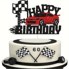 Car Club Birthday Cake Insert, Party Cake Decoration